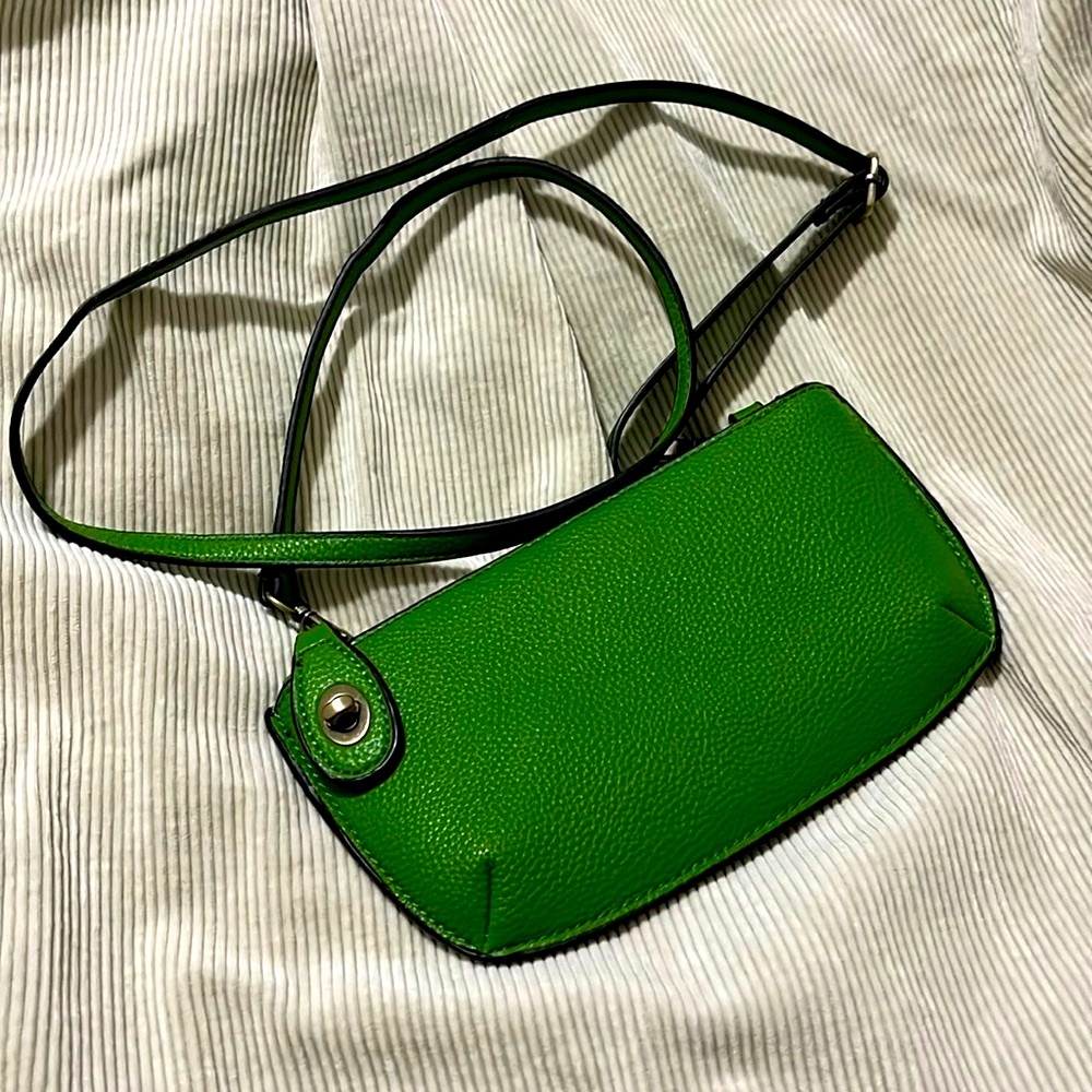 Joy Susan Green Crossbody Bag